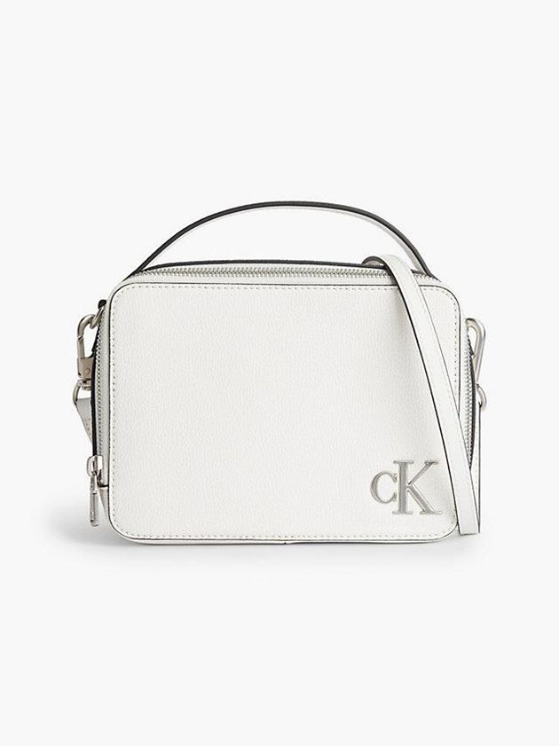 Calvin Klein USA Recycled Crossbody Womens Bag White 3016785-IQ